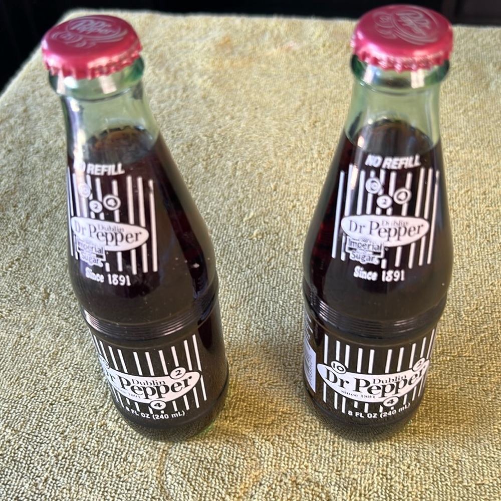 Dublin Doctor Pepper with product still inside